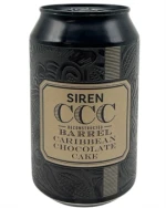 Sort dåseøl med bourbonfadslagret stout fra Siren Craft Brew
